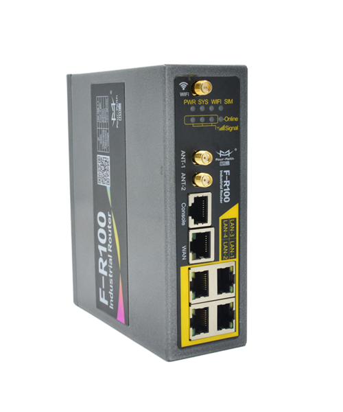 Промисловий маршрутизатор Four-Faith LTE/ETH/WiFi/GPS/DualSIM/Serial/IO (F-R100)
